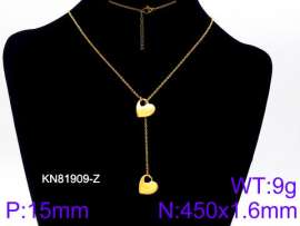 SS Gold-Plating Necklace