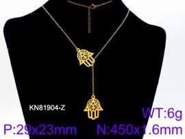 SS Gold-Plating Necklace