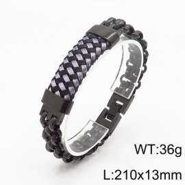 Stainless Steel Black-plating Bracelet