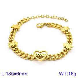 Stainless Steel Gold-plating Bracelet