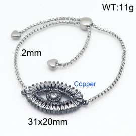 Stainless Steel Stone Bracelet