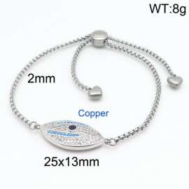 Stainless Steel Stone Bracelet