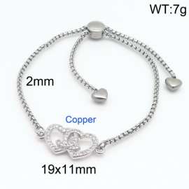 Stainless Steel Stone Bracelet