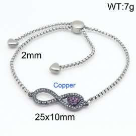 Stainless Steel Stone Bracelet