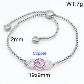 Stainless Steel Stone Bracelet