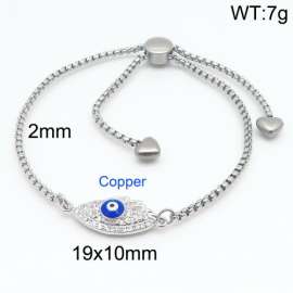 Stainless Steel Stone Bracelet