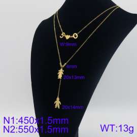 SS Gold-Plating Necklace