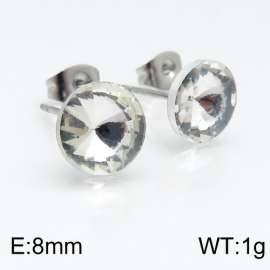 Stainless Steel Stone&Crystal Earring