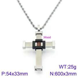 Stainless Steel Black-plating Necklace