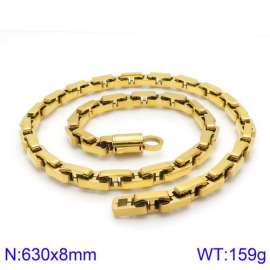 SS Gold-Plating Necklace