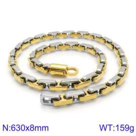 SS Gold-Plating Necklace