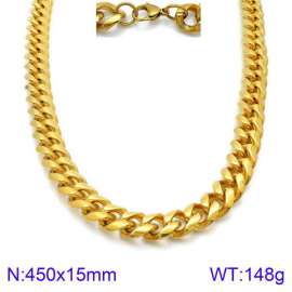 SS Gold-Plating Necklace