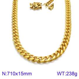 SS Gold-Plating Necklace