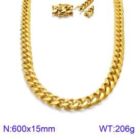 SS Gold-Plating Necklace