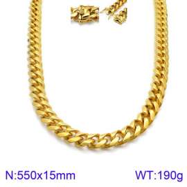 SS Gold-Plating Necklace