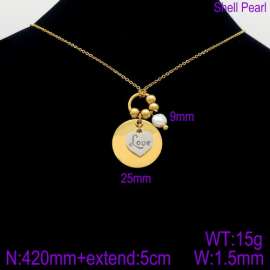 SS Gold-Plating Necklace