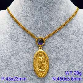 SS Gold-Plating Necklace