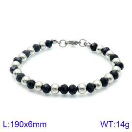 Stainless Steel Crystal Bracelet