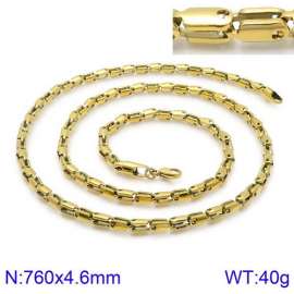 SS Gold-Plating Necklace