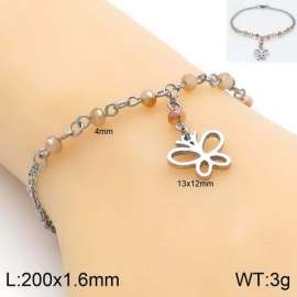 Stainless Steel Crystal Bracelet