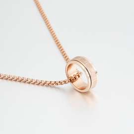 SS Rose Gold-Plating Necklace