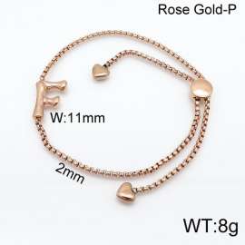 Stainless Steel Rose Gold-plating Bracelet