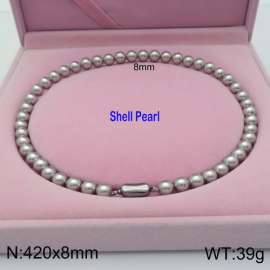 Shell Pearl Necklaces