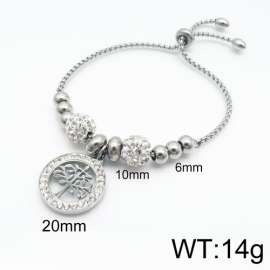 Stainless Steel Stone Bracelet