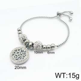 Stainless Steel Stone Bracelet