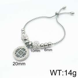 Stainless Steel Stone Bracelet