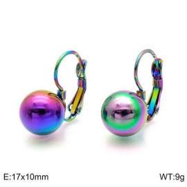 SS Colorful Plating Earring