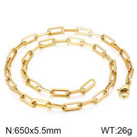 SS Gold-Plating Necklace