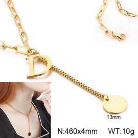 SS Gold-Plating Necklace