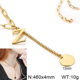 SS Gold-Plating Necklace