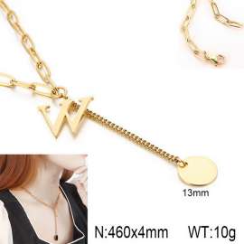 SS Gold-Plating Necklace