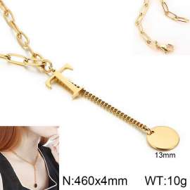 SS Gold-Plating Necklace