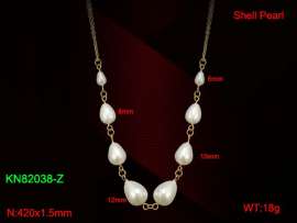 Shell Pearl Necklaces