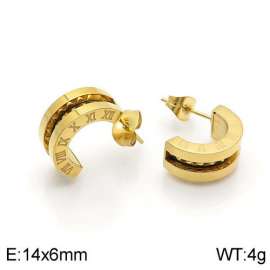 SS Gold-Plating Earring