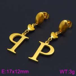 SS Gold-Plating Earring