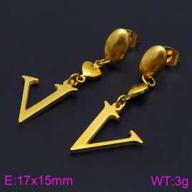 SS Gold-Plating Earring