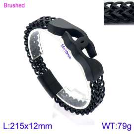 Stainless Steel Black-plating Bracelet