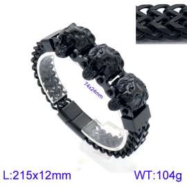 Stainless Steel Black-plating Bracelet