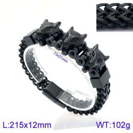 Stainless Steel Black-plating Bracelet