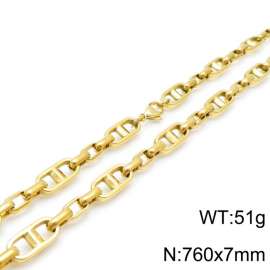 SS Gold-Plating Necklace