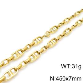 SS Gold-Plating Necklace