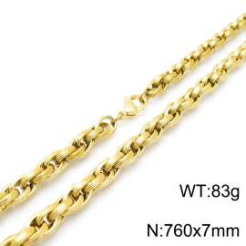 SS Gold-Plating Necklace