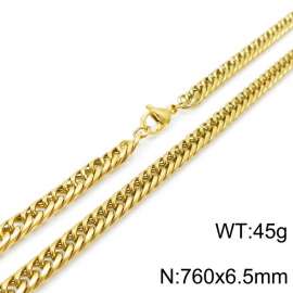 SS Gold-Plating Necklace