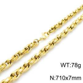 SS Gold-Plating Necklace