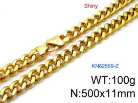 SS Gold-Plating Necklace