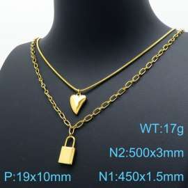 SS Gold-Plating Necklace